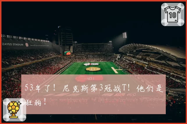 53年了！尼克斯第3冠战T！他们是狂狗！