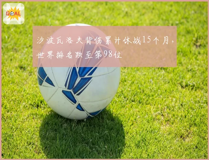 沙波瓦洛夫背伤累计休战15个月,世界排名跌至第98位